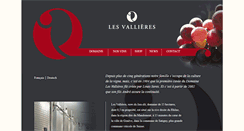 Desktop Screenshot of lesvallieres.ch